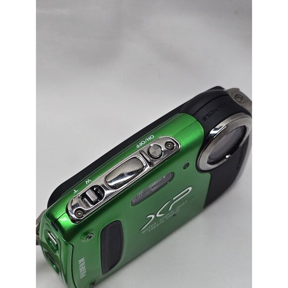 Fujifilm FinePix XP50 Waterproof Digital Camera Green Tested & Working - Picture 15 of 17